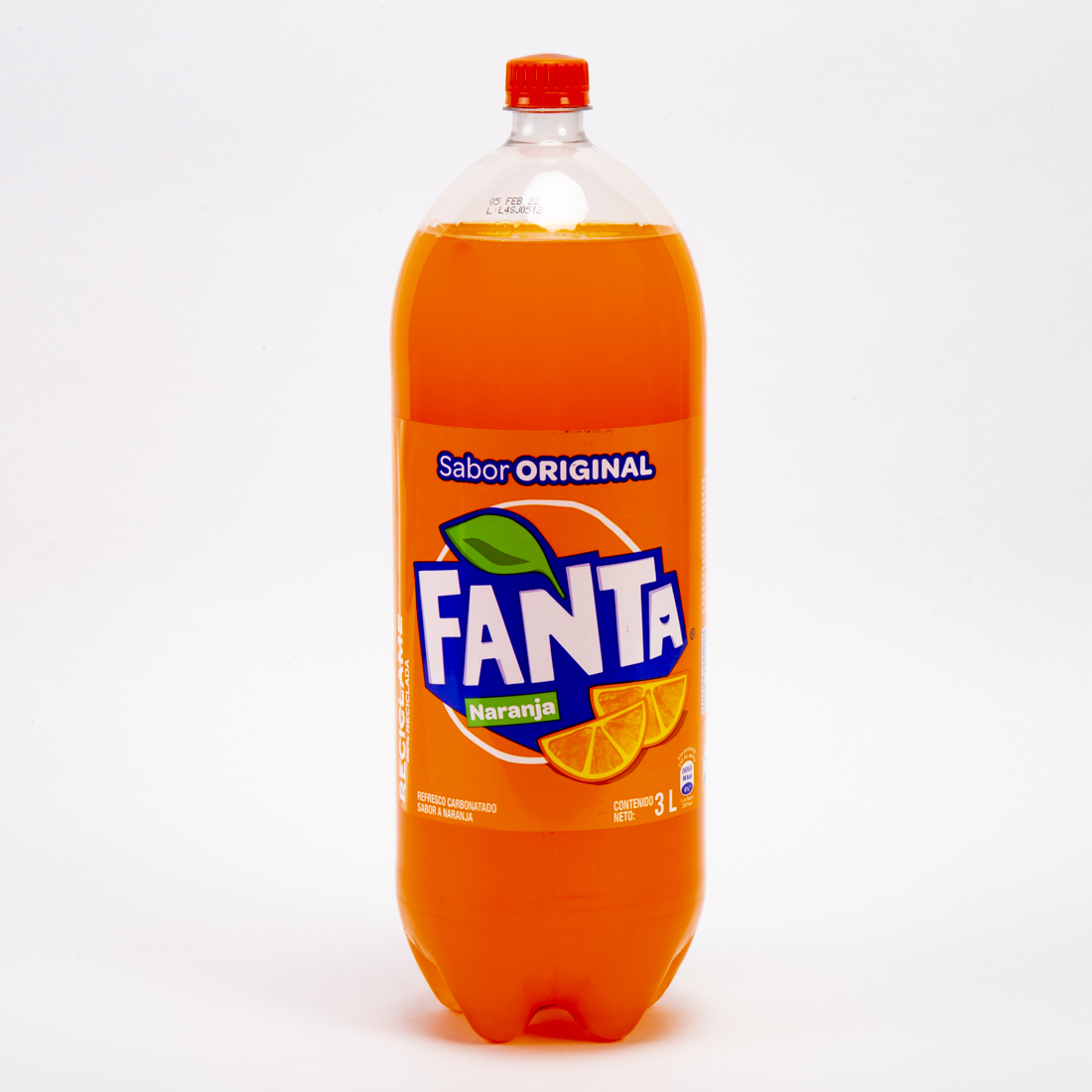 Refresco gaseoso Fanta Naranja 3000ml