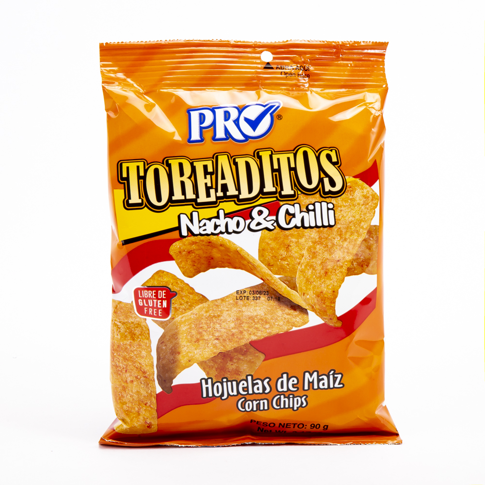 Toreaditos Pro nacho chilli sin gluten 90g