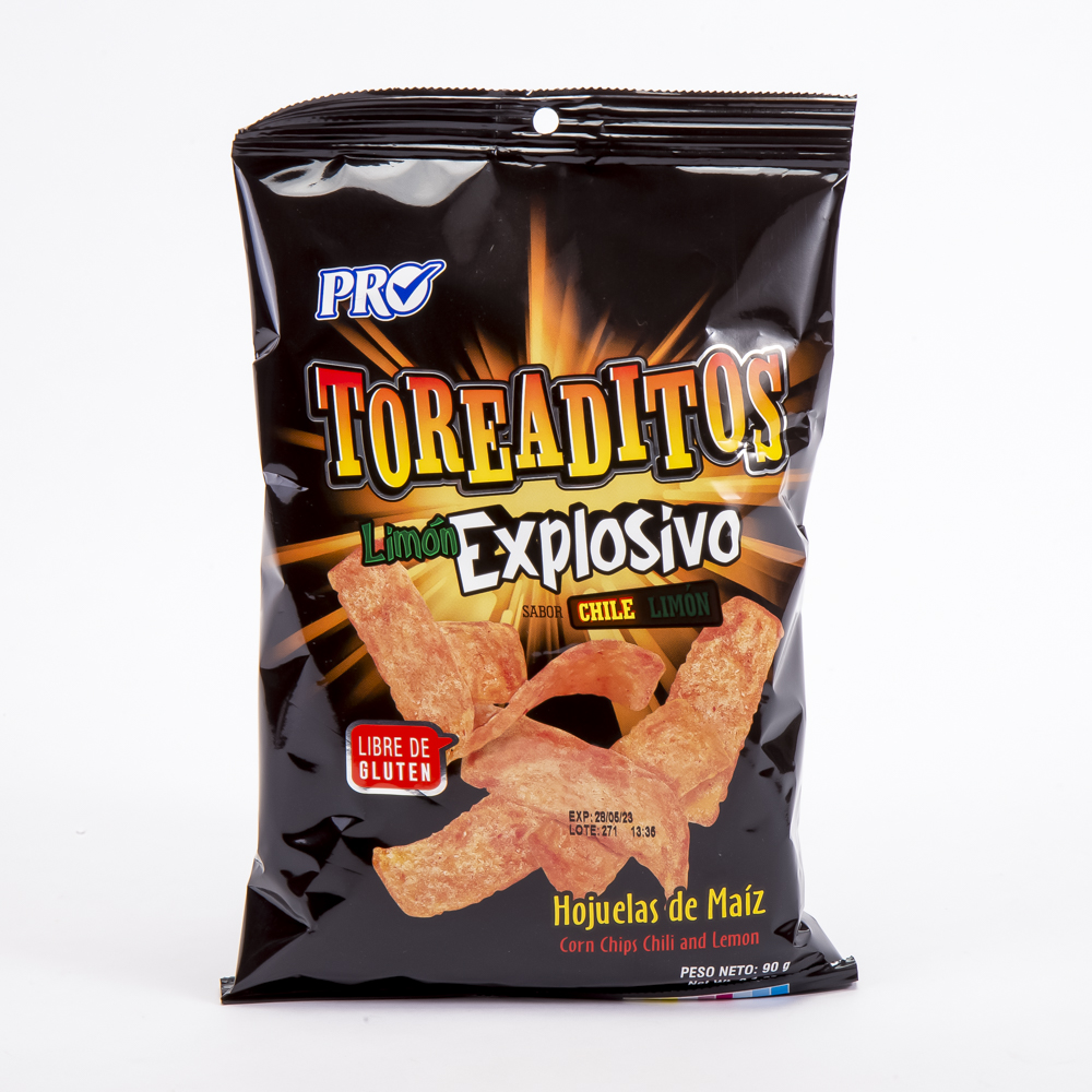 Toreaditos Pro limón explosivo sin gluten 90g