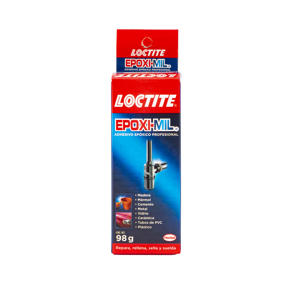 Adhesivo epoxico loctite profesional epoxi-mil 98g