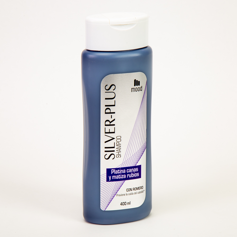 Shampoo Silver-Plus platina canas matiza rubios 400ml