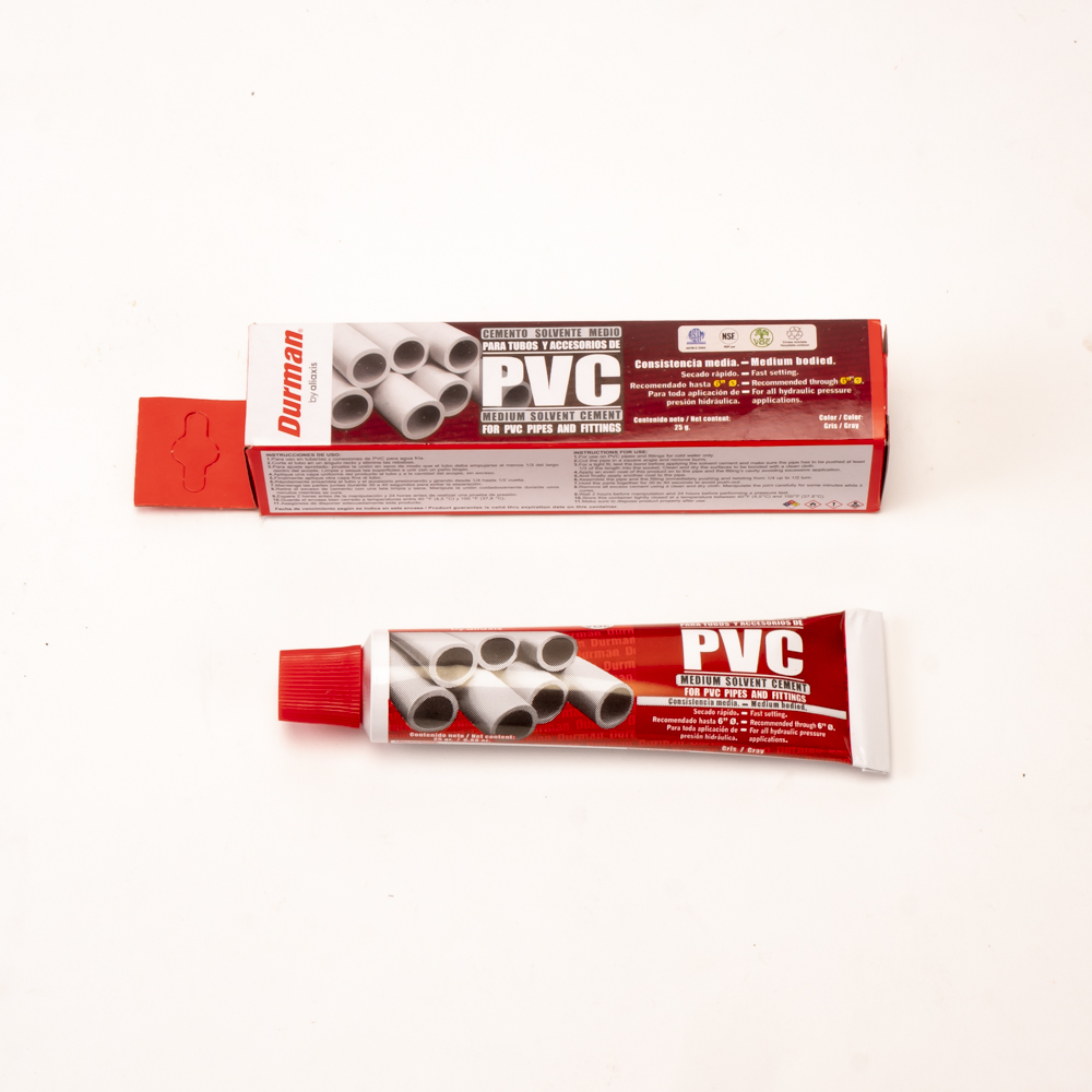 Pegamento pvc durman 25g tubito