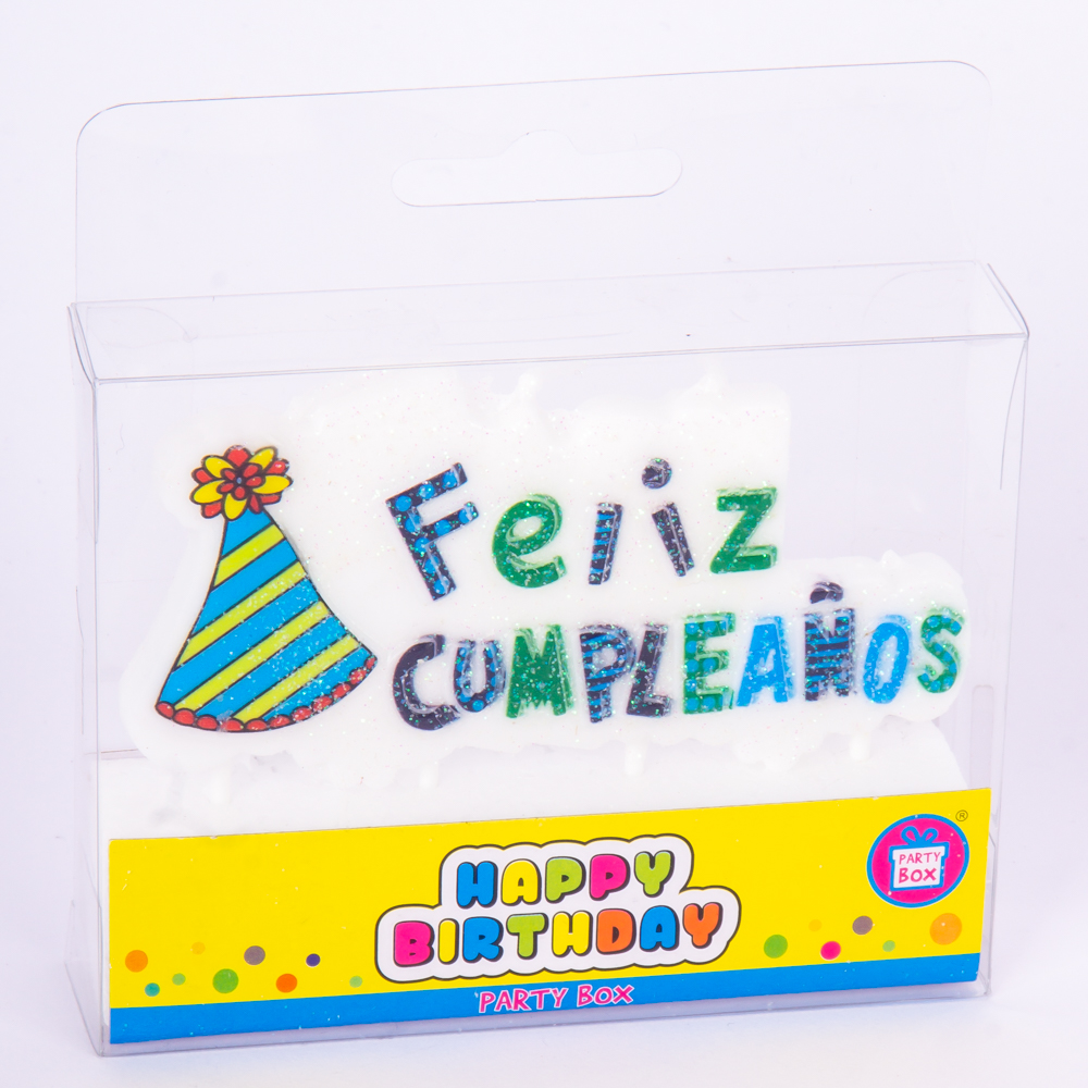 Candela cumpleaños sombrerito