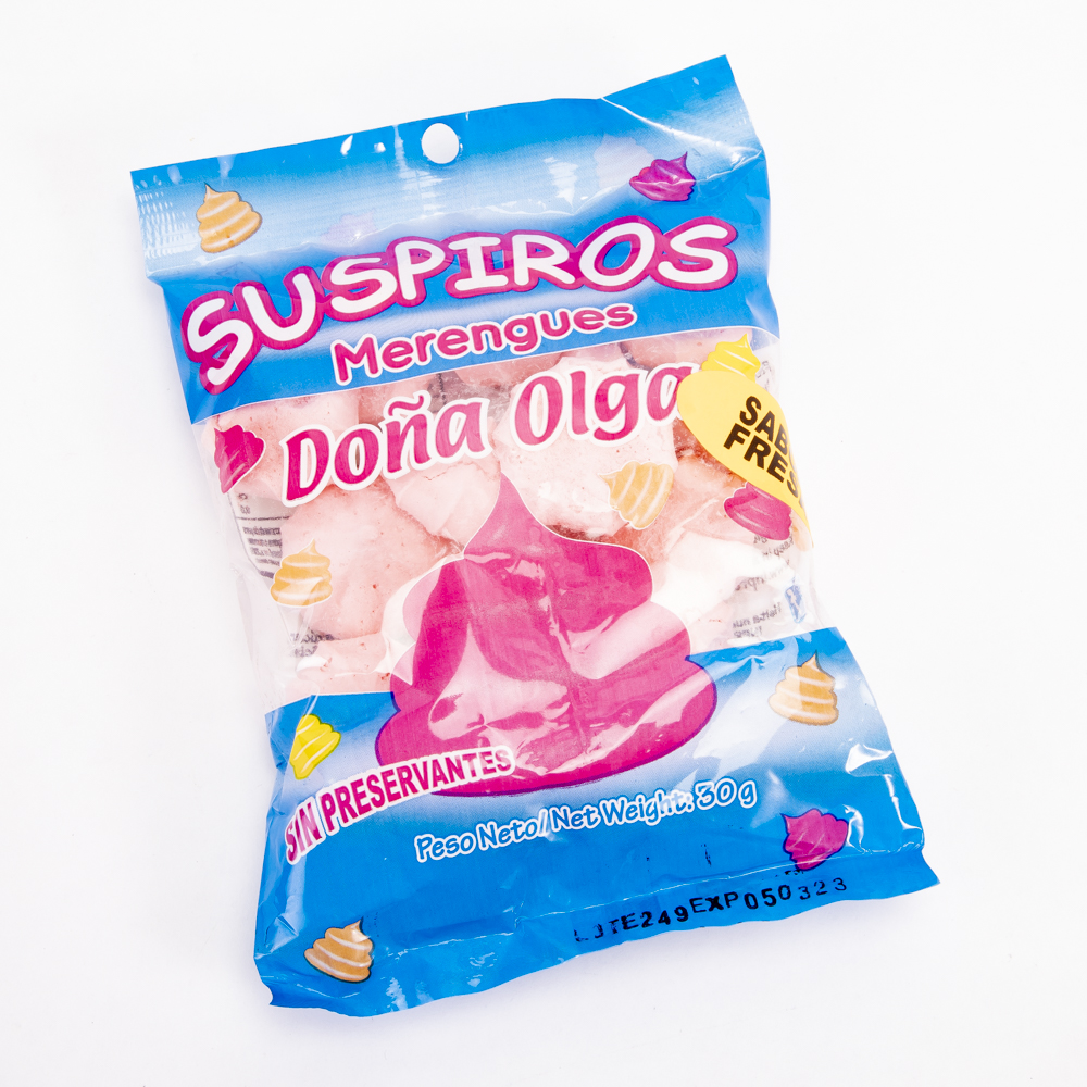 Suspiro Doña Olga fresa 35g