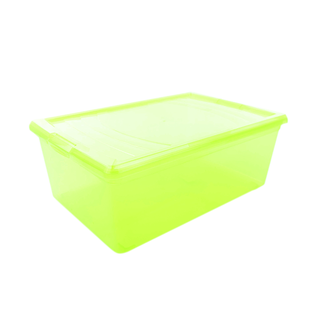 CAJA PLAS 12.5 L VERDE TRANS