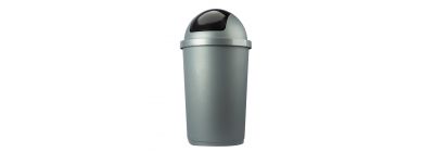 Basurero redondo con tapa 65l
