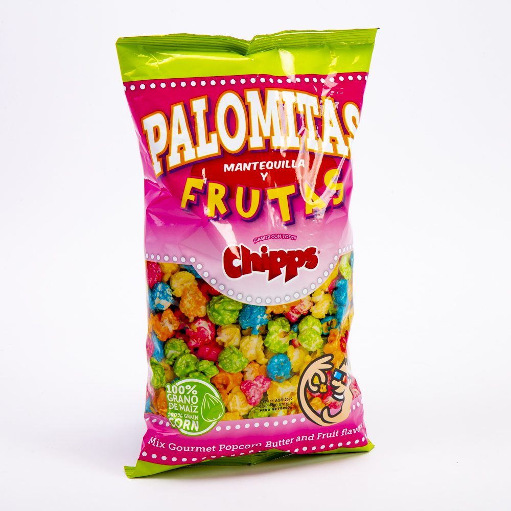 Palomitas chipps mixtas frutas familiar 