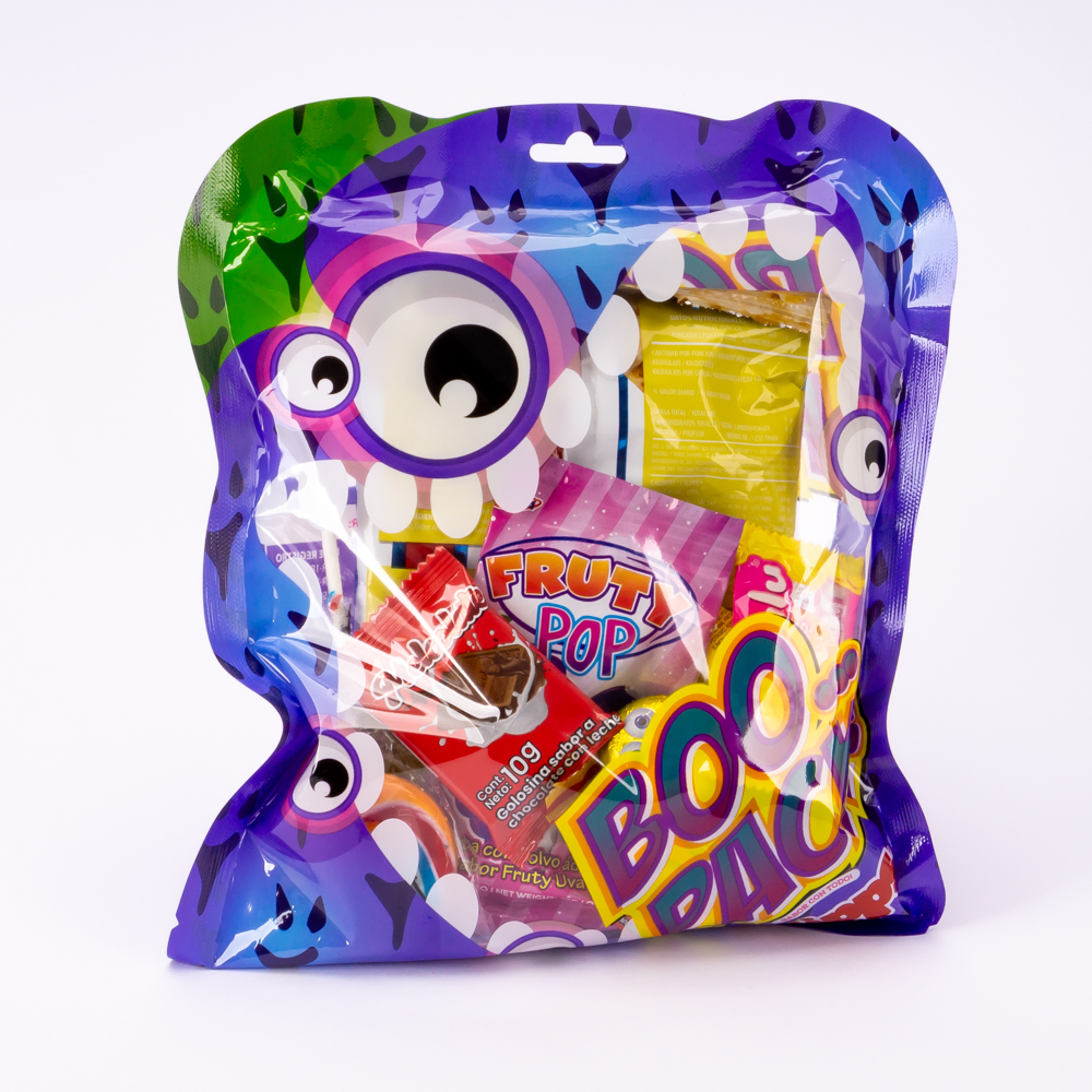 Bolsa infantil Chipps monstruo lila