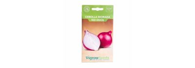 Sobre semilla vigrow seeds cebolla morada 2.5g