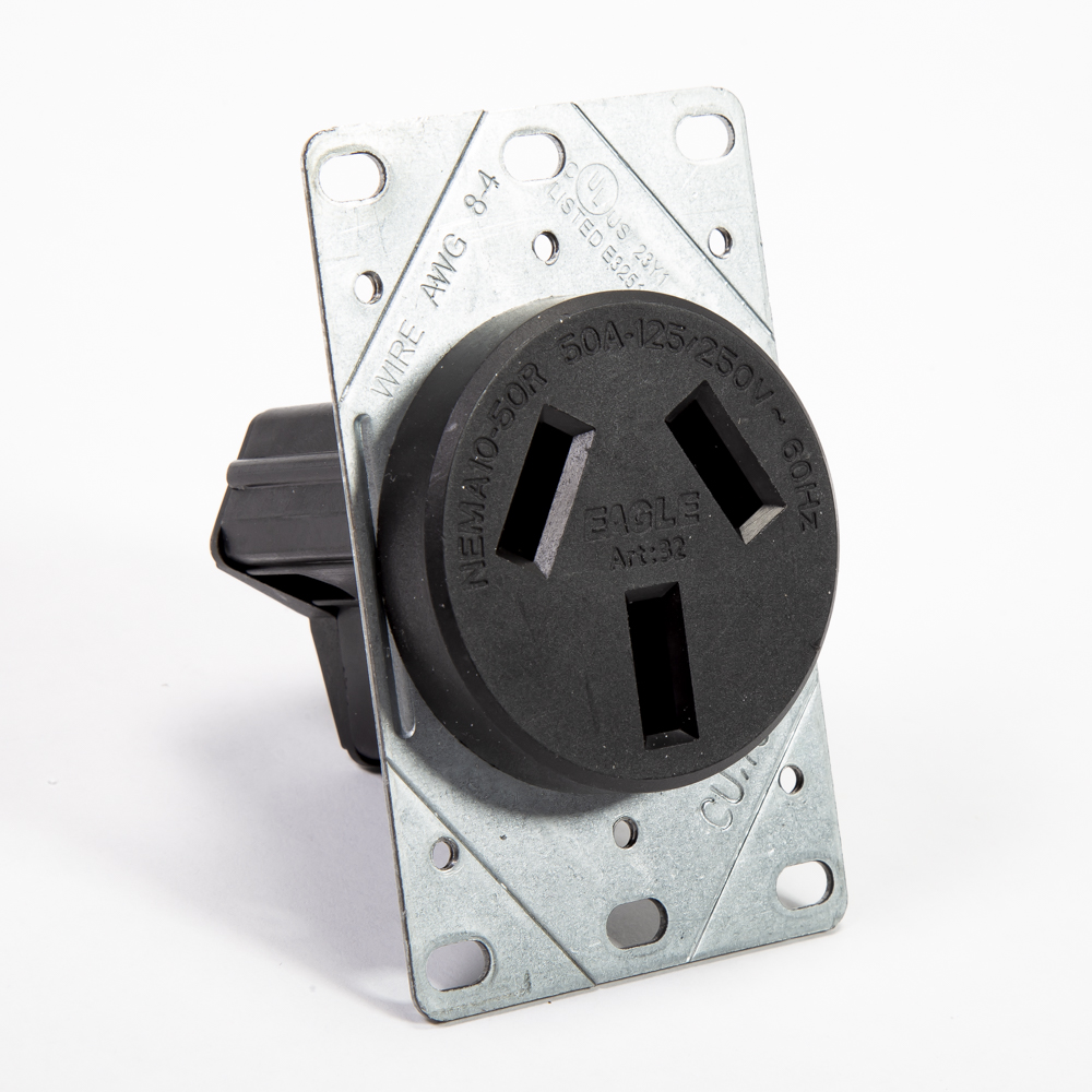 Toma empotrar 50amp 125/250v 60hz
