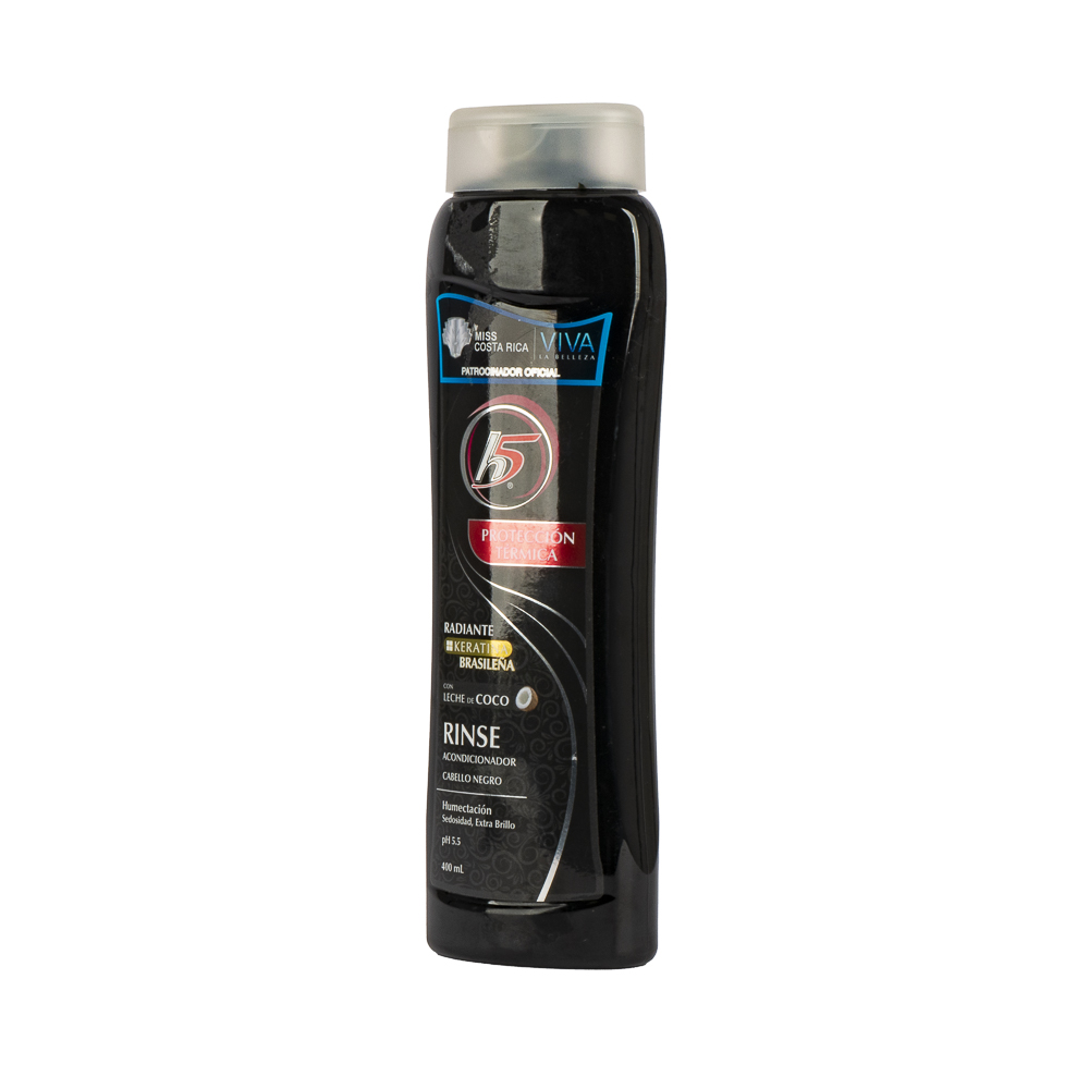 Acondicionador H5 radiante negro 400ml