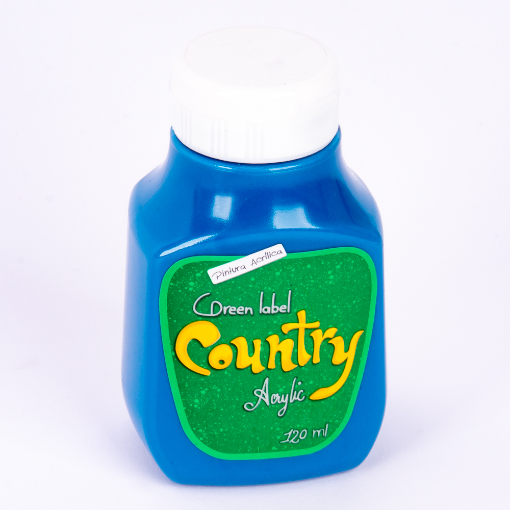 Pintura Country azul caribe 120ml #127