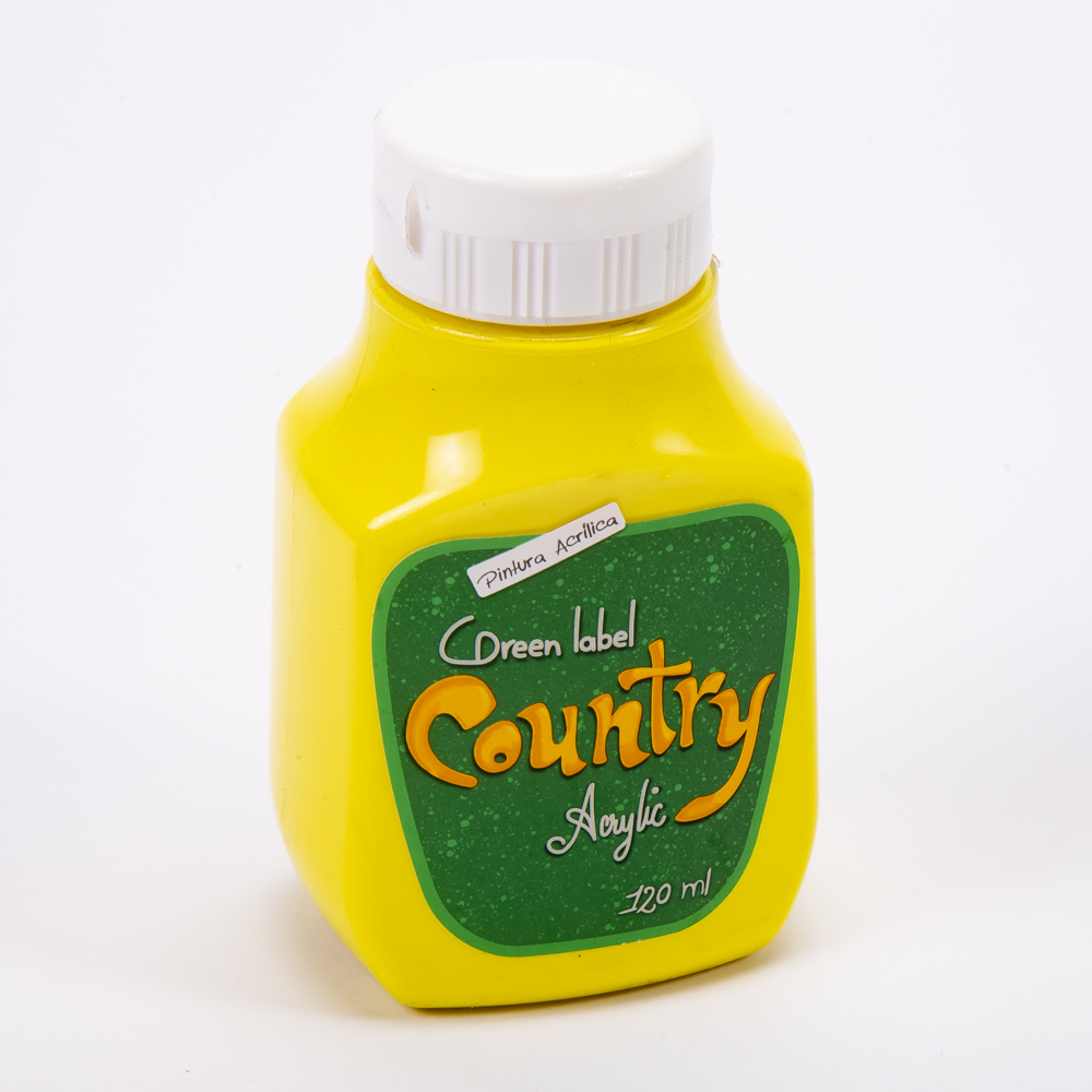 Pintura Country amarillo limón 120ml #141