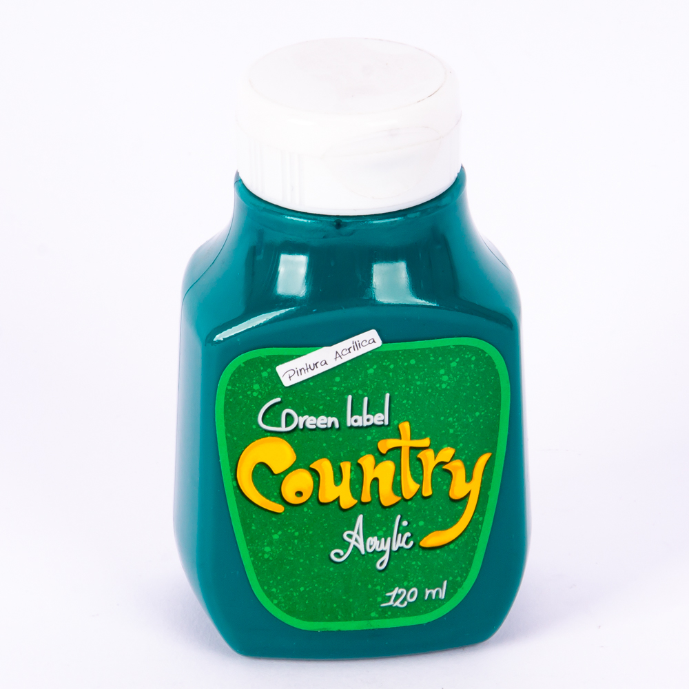 Pintura Country verde ftalo 120ml #157