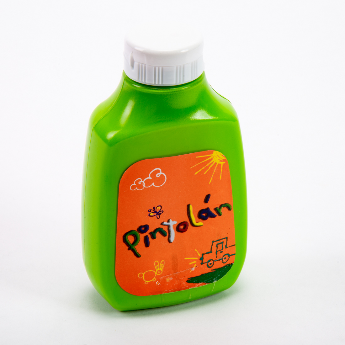 Témpera 250ml verde limón