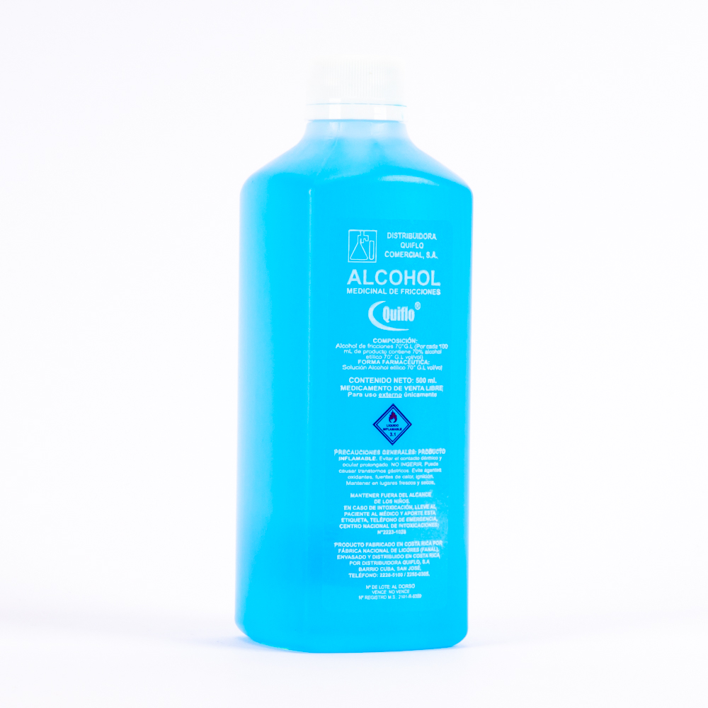 Alcohol azul fricciones 500ml