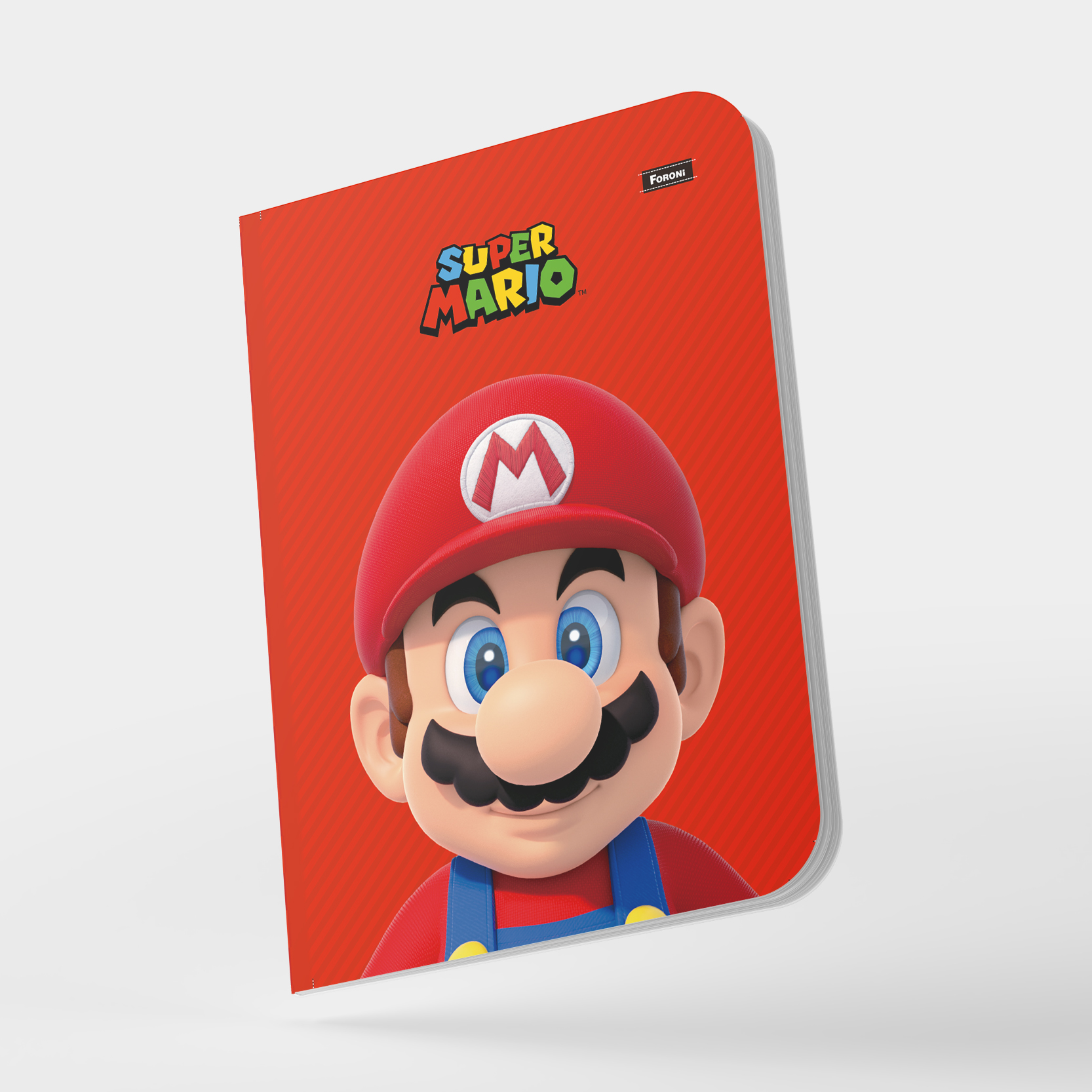 Cuaderno Foroni cosido Mario Bros 100h