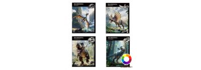 Cuaderno espiral diseño dinosaurios