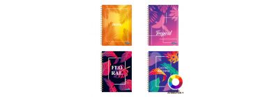 Cuaderno espiral diseño selva