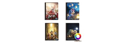 Cuaderno cosido diseño amigable