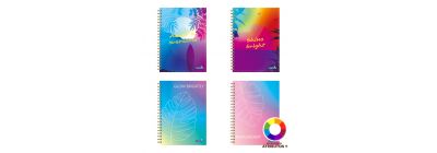 Cuaderno espiral diseño verano