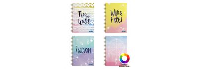 Cuaderno espiral diseño salvaje