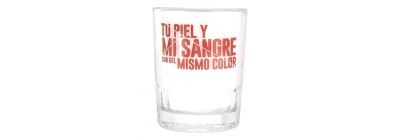 Vaso tequilero vidrio