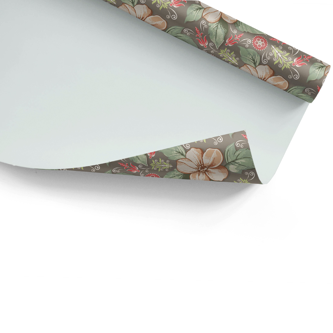 PAPEL REGALO FLORES ELEGANTES