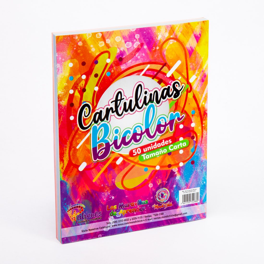 Block cartulina tamaño carta