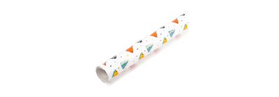 Papel de regalo gorritos cumpleaños