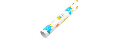 Papel de regalo dinosaurios cumpleaños