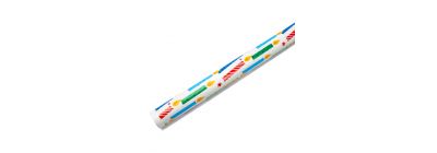 Papel regalo candelas fiesta