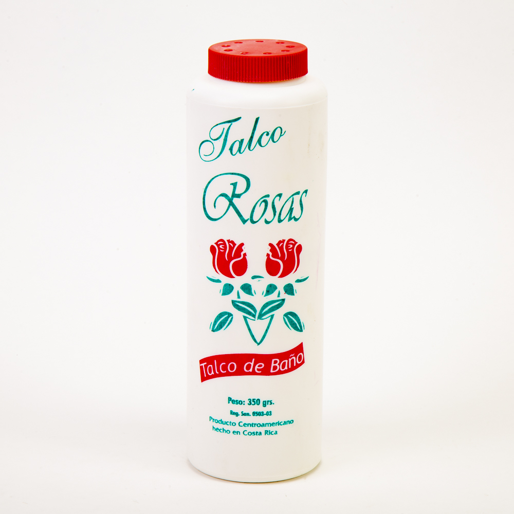 Talco corporal rosas 350g