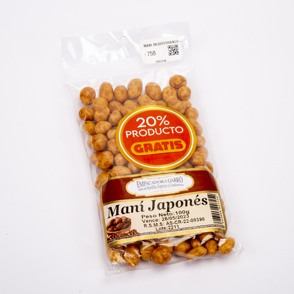 Mani Nibble Nuts japones 100g