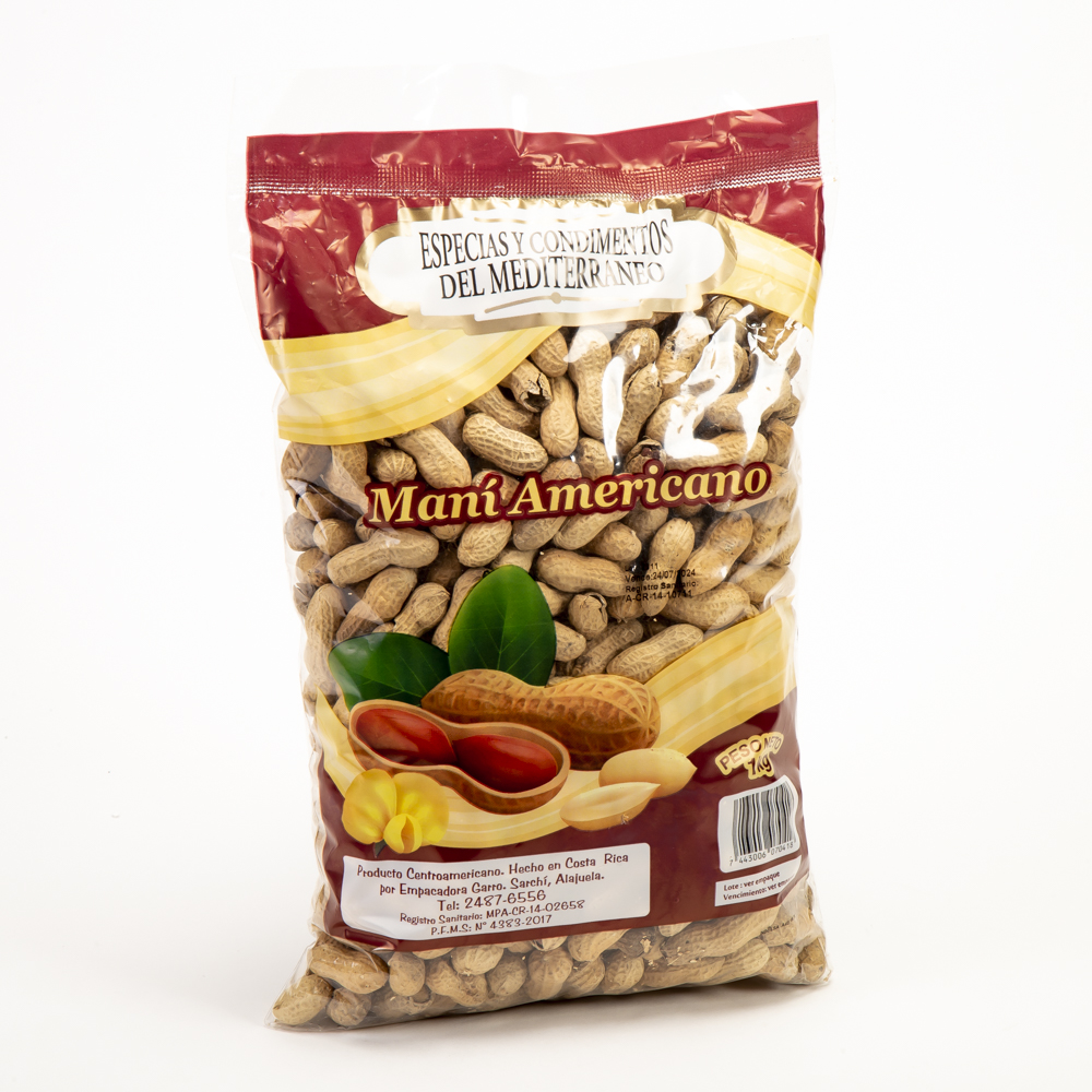 Maní Nibble nuts americano con cascara 