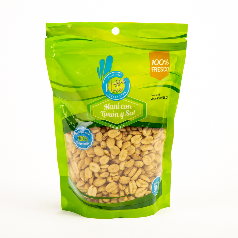 Maní Nibble Nuts limón y sal 
