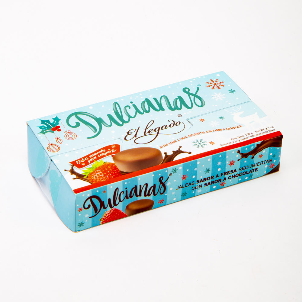 Chocolate dulcianas fresa 105g