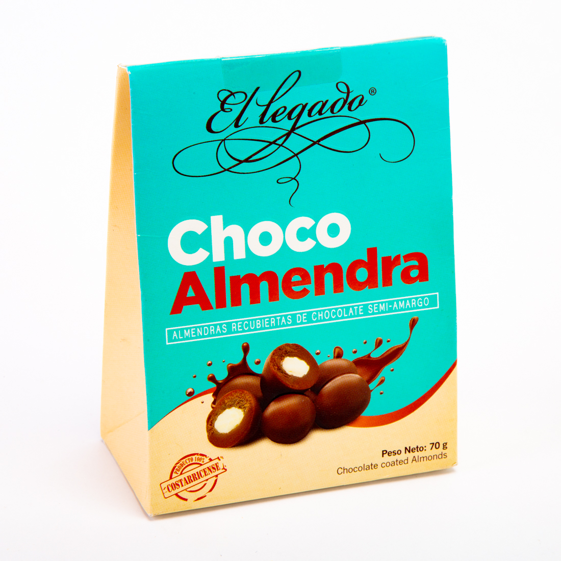 Chocolate El Legado choco almendras 70g