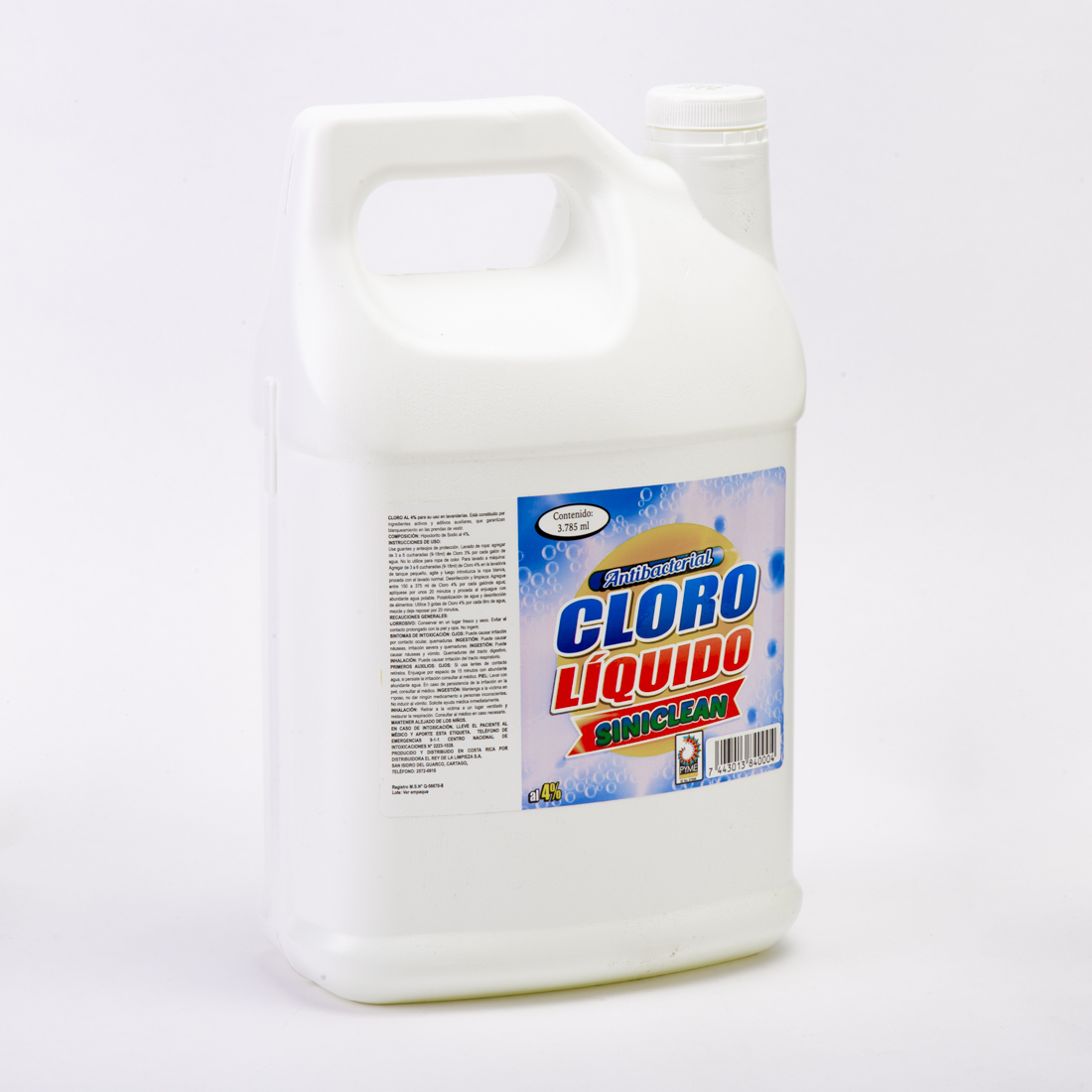 Cloro liquido 4% 3.785ml