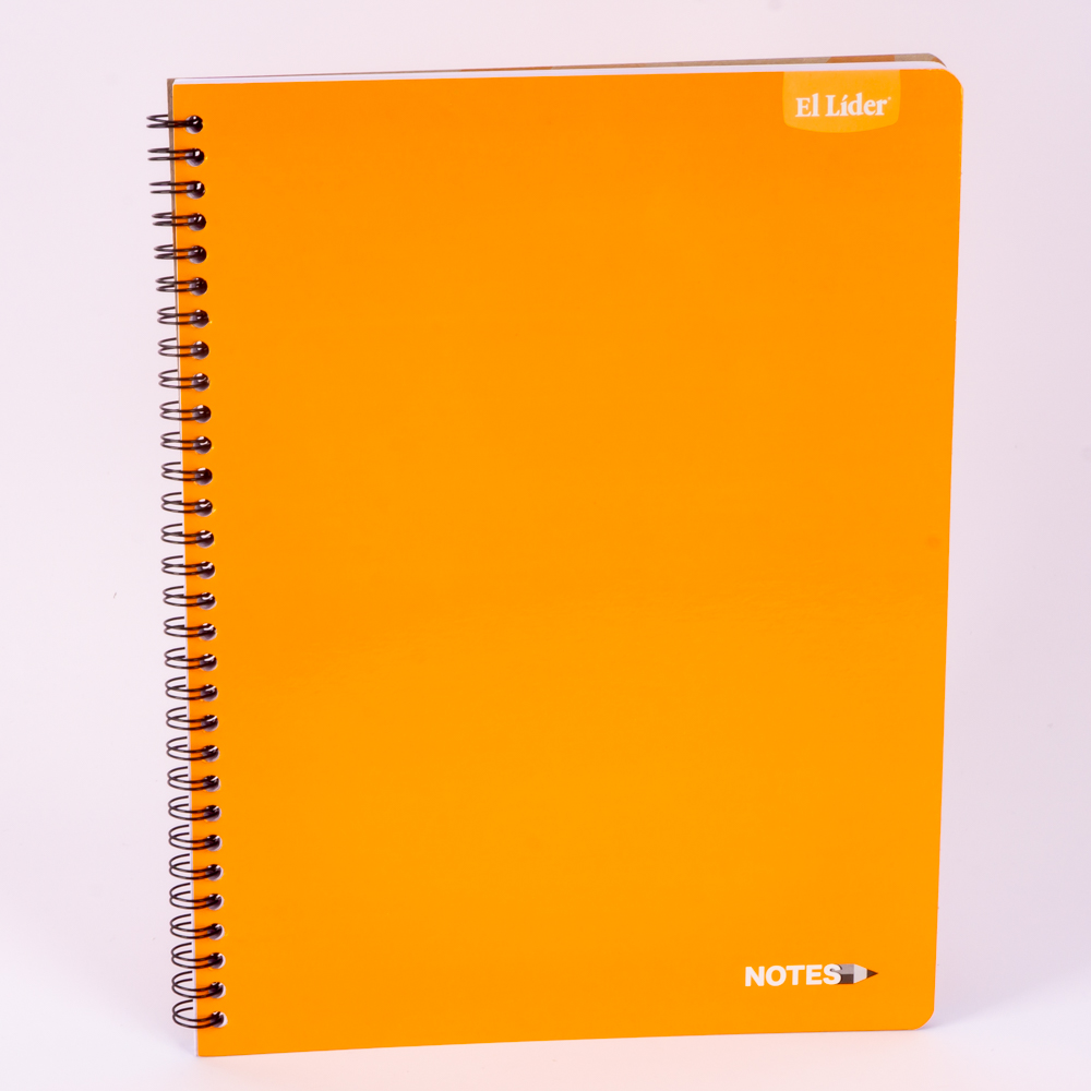 Cuaderno El Líder espiral grande 80h unicolor surtido Surtido por estilo