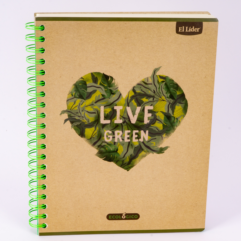 Cuaderno grande 200h ecológico espiral Surtido por estilo