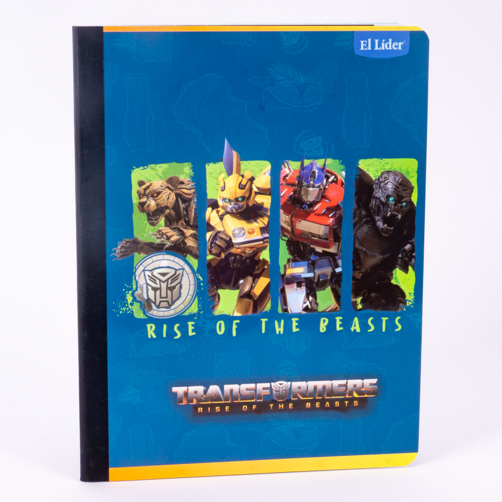 Cuaderno grande 100h Transformers cosido Surtido por estilo