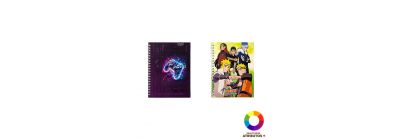 Cuaderno masculino resistente escolar