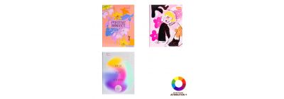 Cuaderno cosido moderno mujer