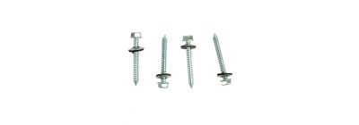 Tornillo para techo punta fina 12und
