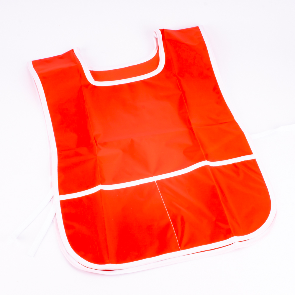 Delantal búho impermeable rojo