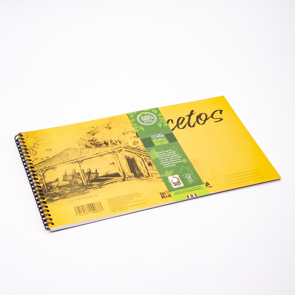 Cuaderno dibujo Payca 732 bocetos oficio 40h