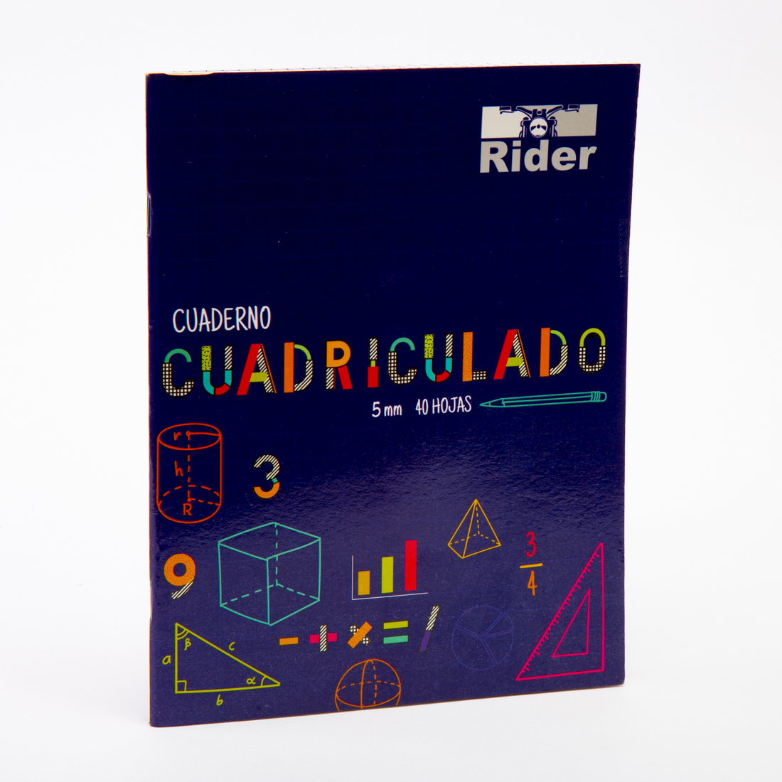 Cuaderno cuadriculado 5mm 40h