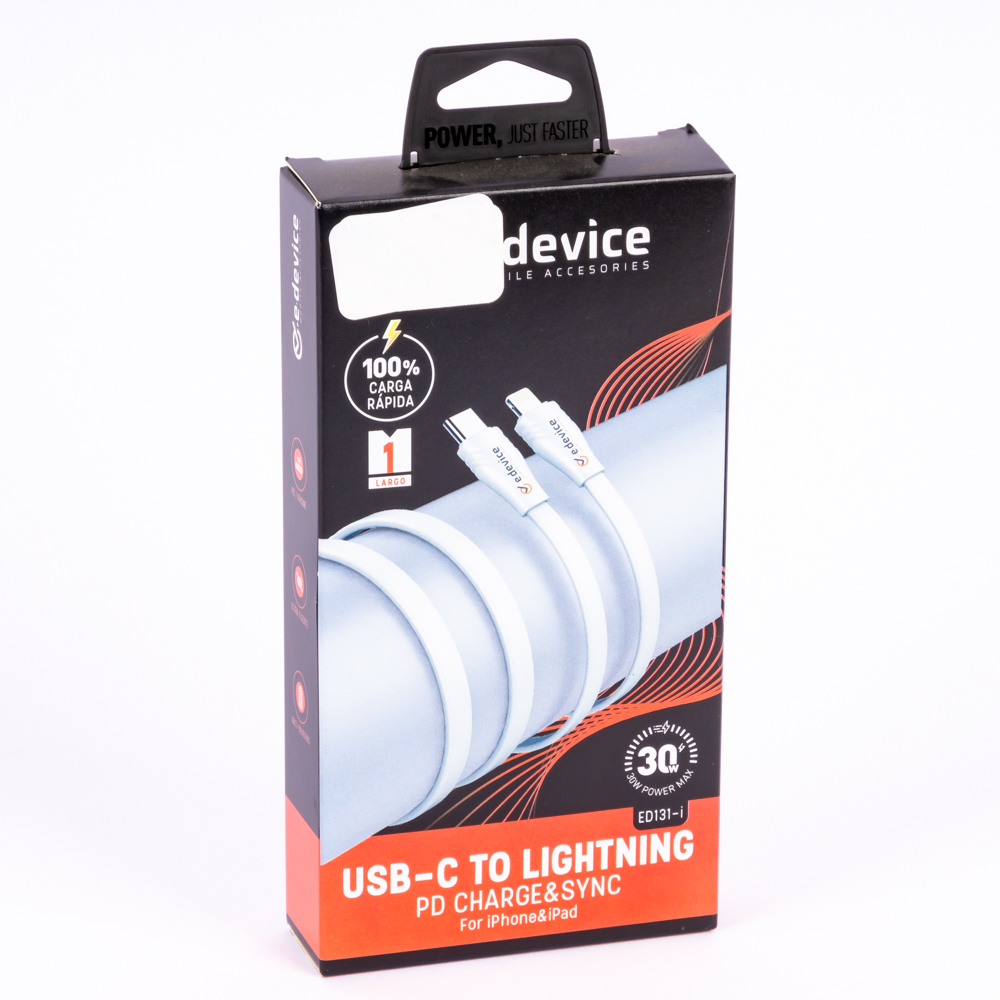 Cable usb E-device ed131-i type c to lightning 1m