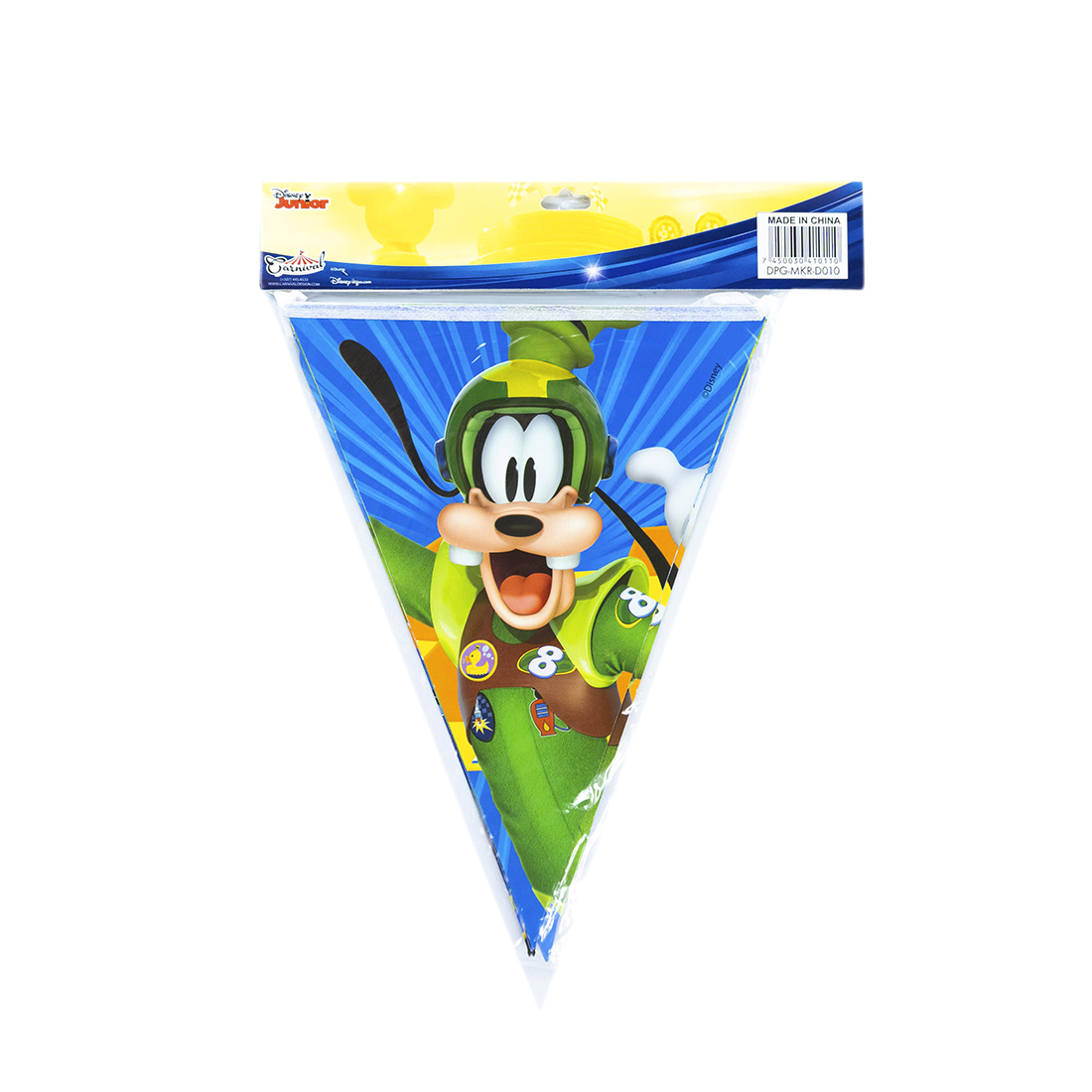 BANDERIN PAPEL MICKEY S/RUEDAS 10UND